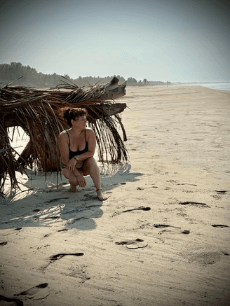 Alex on the Oaxaca coast